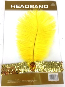 1920S GOLD HEADBAND