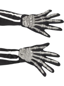 ADULT SKELETON GLOVES