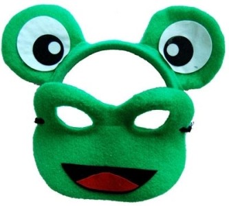 Animal Headband Mask Set Frog