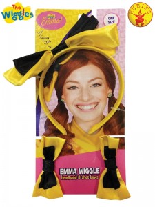EMMA WIGGLE HEADBAND SHOE BOWS CHILD