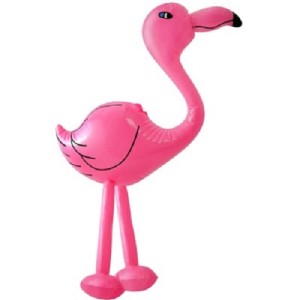 INFLATABLE FLAMINGO PINK 64CM