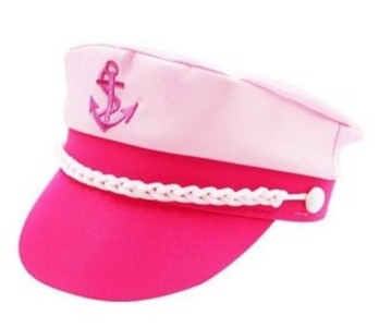 PINK CAPTAIN HAT