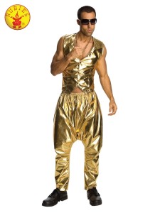 RAPPER GOLD PANTS