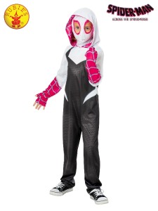 SPIDER GWEN SPIDER VERSE DELUXE COSTUME CHILD