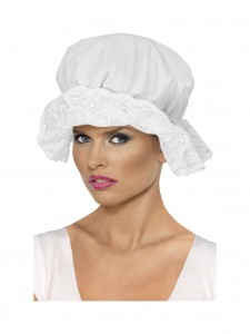 White Mop Cap