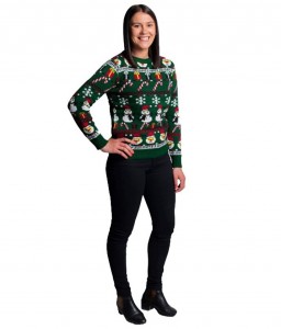 Xmas Jumper Snowman Lady 2