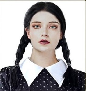 gothic wednesday wig