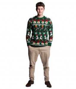 green xmas jumper 2